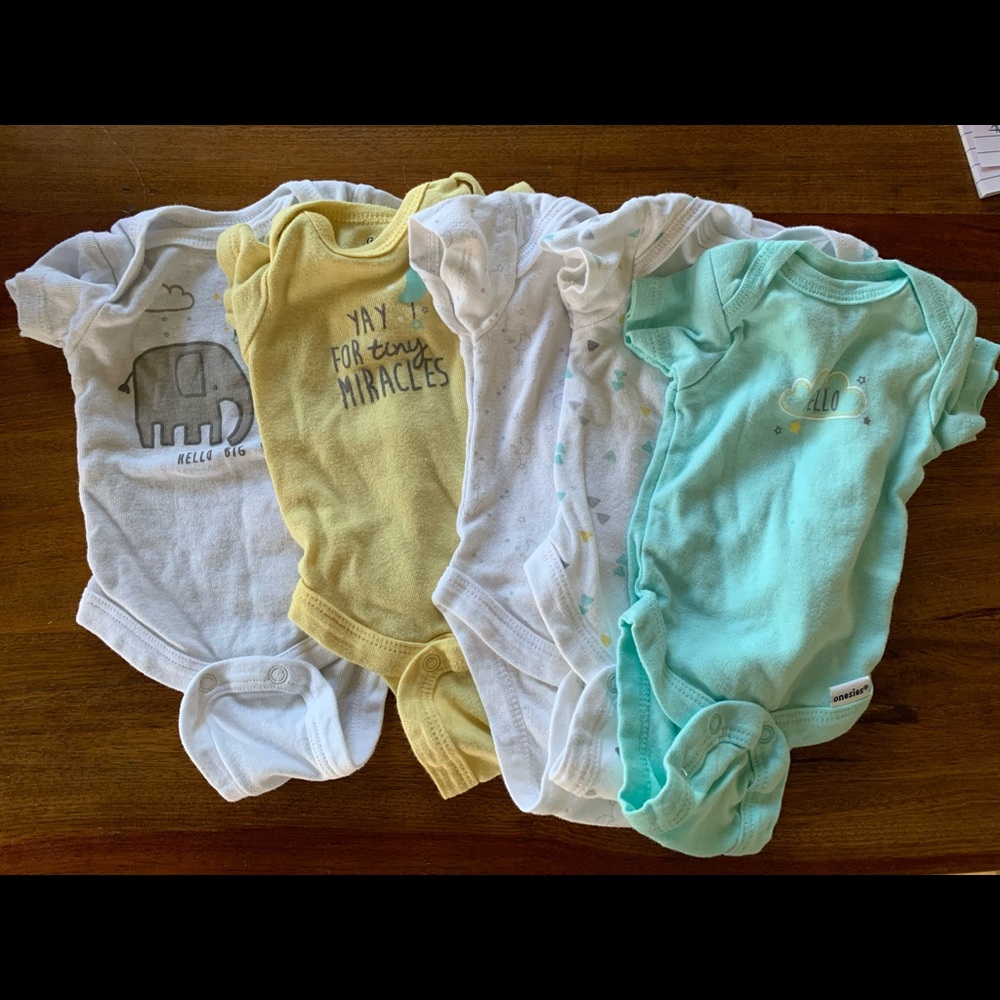 Preemie onesies